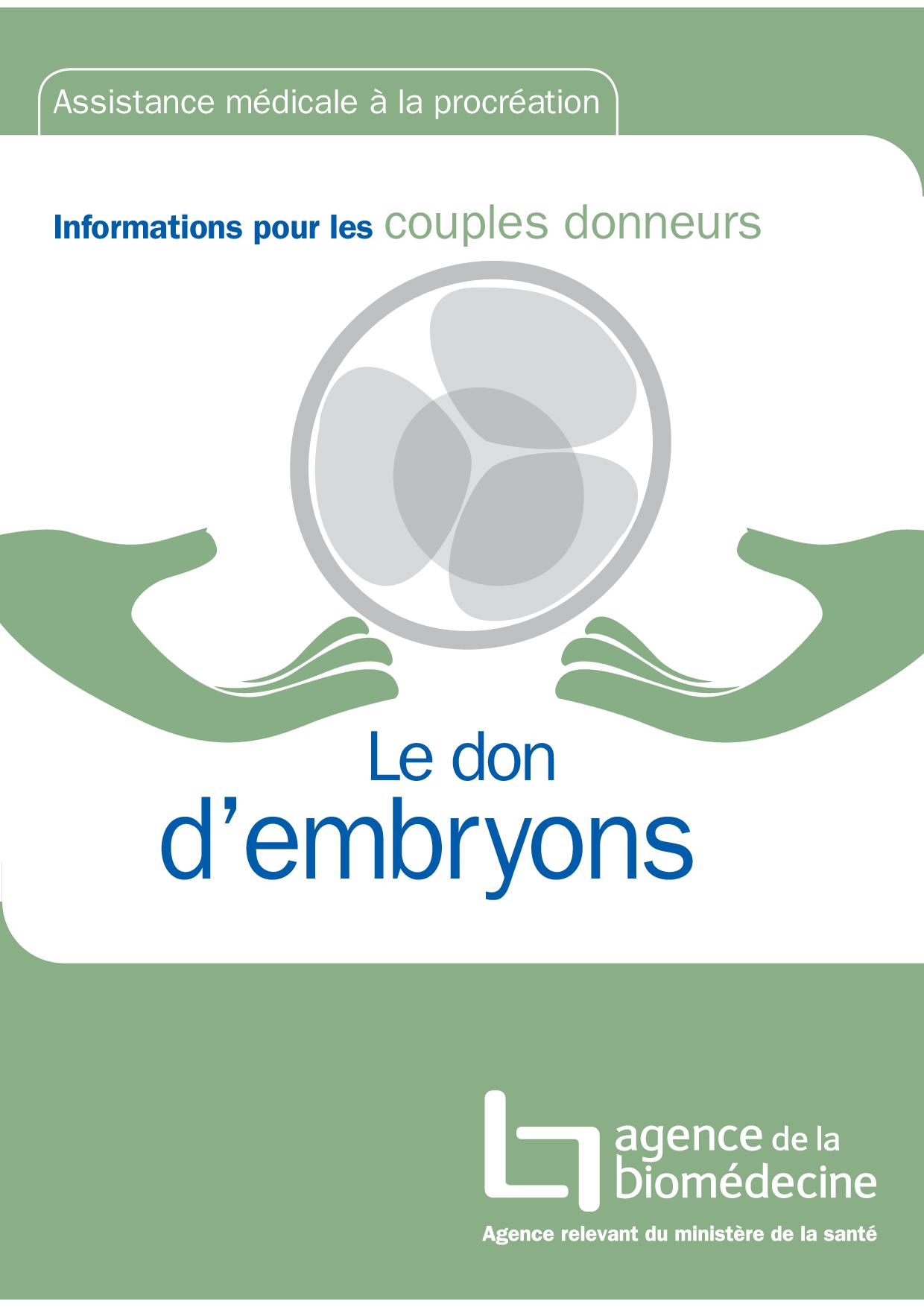 Brochure don embryon