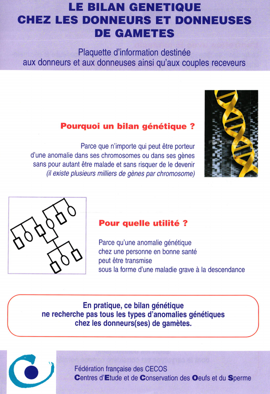 Plaquette bilan genetique (PDF)