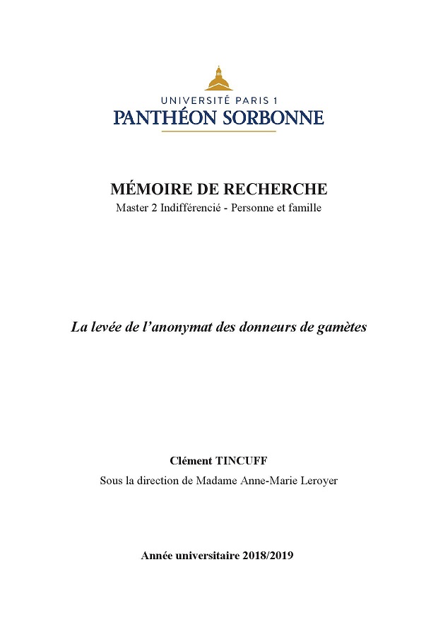 Mémoire de Clément Tincuf au format PDF