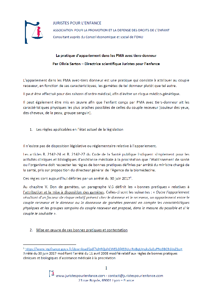 Question Serieuse Que Faire Des Action Natixis 2021 Olivia Sarton : La pratique d’appariement dans les PMA avec tiers
